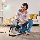 Black+Decker - Golvfläkt 3 Blad Svart 120W