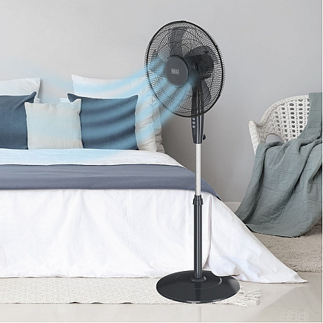 Black+Decker - Pelarfläkt Svart 40cm 45W