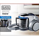 Black+Decker - ES9480000B Golvdammsugare Påslös