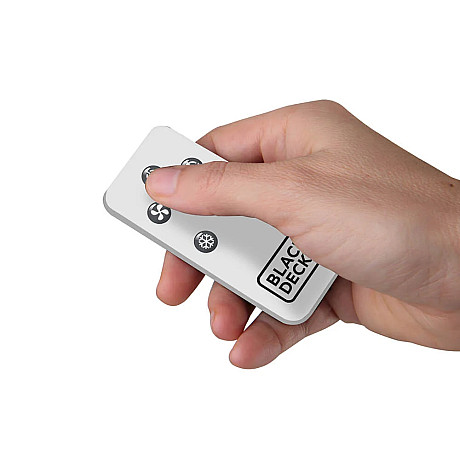 Black+Decker - Luftkylare LED Display Vit