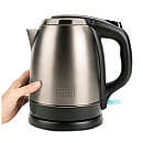 Black+Decker - ES9580050B Vattenkokare 1,2L, Borstat stål