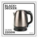 Black+Decker - ES9580050B Vattenkokare 1,2L, Borstat stål