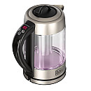 Black+Decker - ES9580110B Vattenkokare i Glas med Té-filter 1,7L