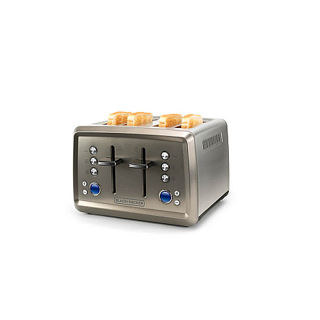 Black+Decker - Borstat Stål - 4 Skivor, 1960 W, Dubbel Kontroll