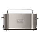 Black+Decker - Rostfri - 2 Skivor, 1500 W, Extra Stora Slitsar Black+Decker - Rostfri - 2 Skivor, 1500 W, Extra Stora Slitsar