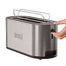 Black+Decker - Rostfri - 2 Skivor, 1500 W, Extra Stora Slitsar Black+Decker - Rostfri - 2 Skivor, 1500 W, Extra Stora Slitsar