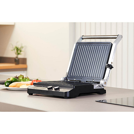 Black+Decker - ES9680030B Bordsgrill 2000W, Borstat stål