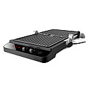 Black+Decker - ES9680030B Bordsgrill 2000W, Borstat stål