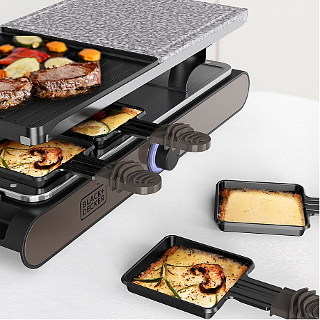 Black+Decker - ES9680200B Raclettegrill