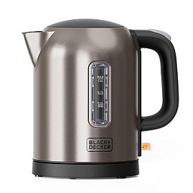 Black+Decker - ES9580120B Vattenkokare 1L 2200W, Borstat stål