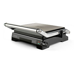 Smörgåsgrill Black+Decker - ES9680090B Bordsgrill 2200W, Borstat stål