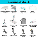 Black & Decker - BHSM15FX08-QS - Ångmopp med 1500W - Grå, 1500 W effekt för kraftfull rengöring Black & Decker - BHSM15FX08-QS - Ångmopp med 1500W - Grå, 1500 W effekt för kraftfull rengöring