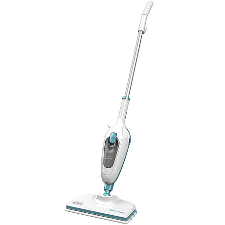 Black & Decker - FSMH13E5-QS - Ångmopp 5 i 1 - Vit, Klar för användning på 30 sekunder