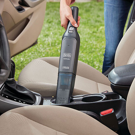 Black & Decker - HLVC320B11-QW  - Svart, 12V Li-ion batteri för kraftfull sugkraft