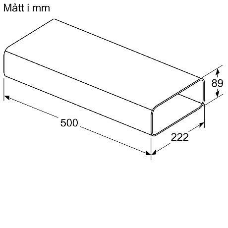 Bosch - B1ZZ9VEDU0 - För kanalventilation av häll