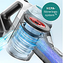Bosch - BCS71HYG2 - Unlimited 7 ProHygienic Aqua med mopp, vit