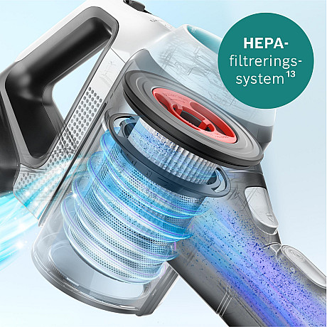 Bosch - BCS71HYG2 - Unlimited 7 ProHygienic Aqua med mopp, vit