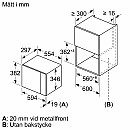 Bosch - BFL524MS0, autopilot, rostfri, lätt att rengöra