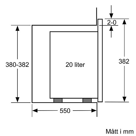 Bosch - BFL524MS0, autopilot, rostfri, lätt att rengöra