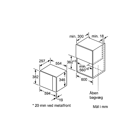 Bosch - BFL524MS0 - outlet med mindre skönhetsfel