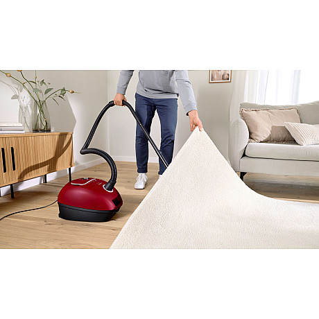 Bosch - BGB41RD3H - Serie 4, Röd med XL dammpåse