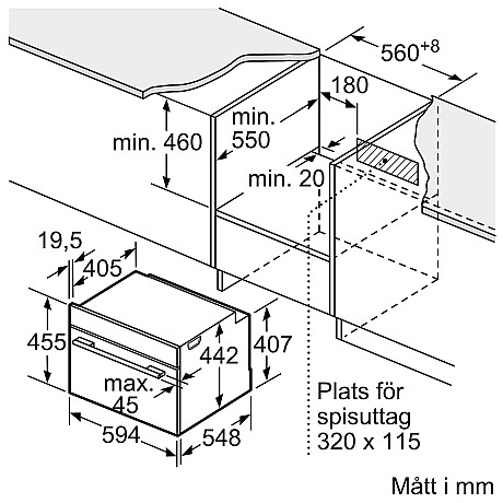 Bosch - CMG7361B1 - Serie 8, 4D Hotair & Air Fry