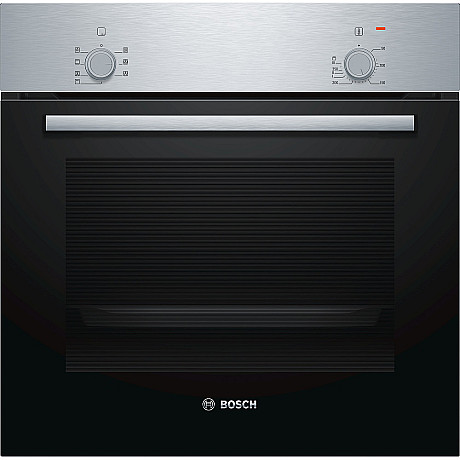 Bosch - HBF010BR1S + BFL520MS0 - Rostfri, ugn varmluft, mikro 800 W