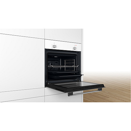 Bosch - HBF010BV1S - Vit, Serie 2 med Jämn värme & Perfekt resultat