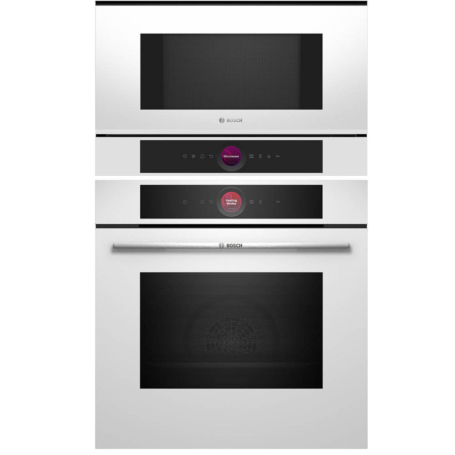 Bosch ugn och mikro hbg7721w1s - bfl7221w1 - serie 8,  pyrolys, wifi