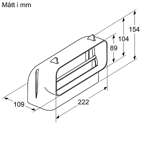 Bosch - HEZ9VDSB3 90° vertikal böj M