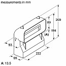 Bosch - HEZ9VDSB4 90 ° vertikal böj S