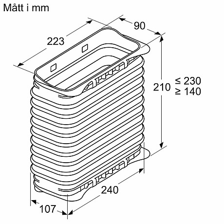 Bosch - HEZ9VDSS2 fläktkanal