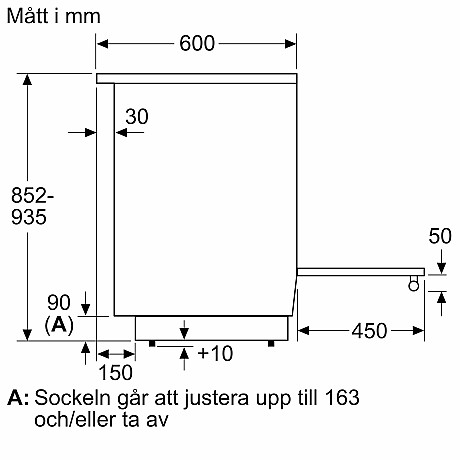 Bosch - HKA014020U - Serie 2, 3D varmluft & Snabbstart