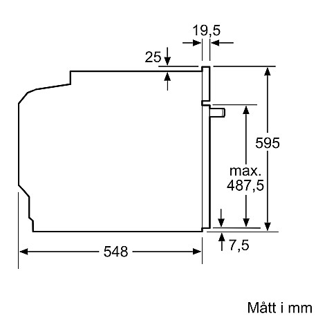 Bosch - HRG572ES3 - Rostfri Serie 4, Ångfunktion