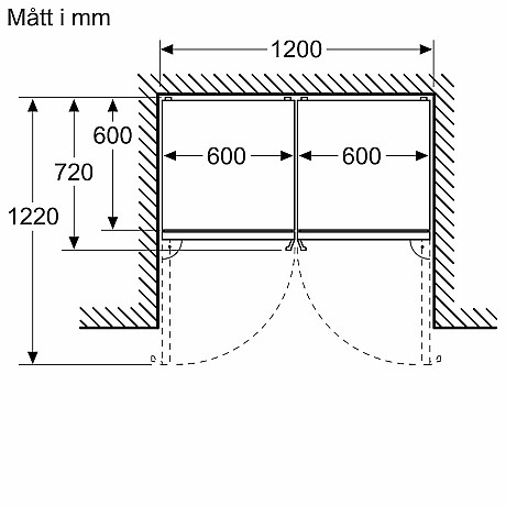 Bosch - 2st KGN36VXCT - Serie 4, 186cm, otroligt tysta, black steel