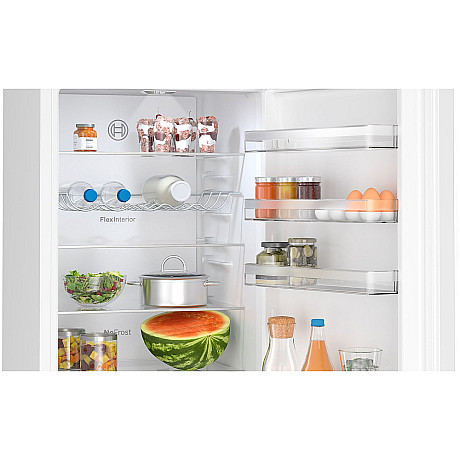 Bosch - 2st KGN397WCT - Serie 4, 203cm, otroligt tysta, vita