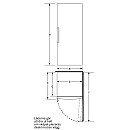 Bosch - KSV36NWEP - GSV36VWEV - Serie 2, Vit, 186cm