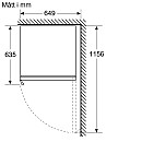 Bosch - KUW21AHG0, 44 flaskor