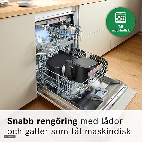 Bosch - MAFD440B7 - Serie 4 med två korgar 9 liter, Svart