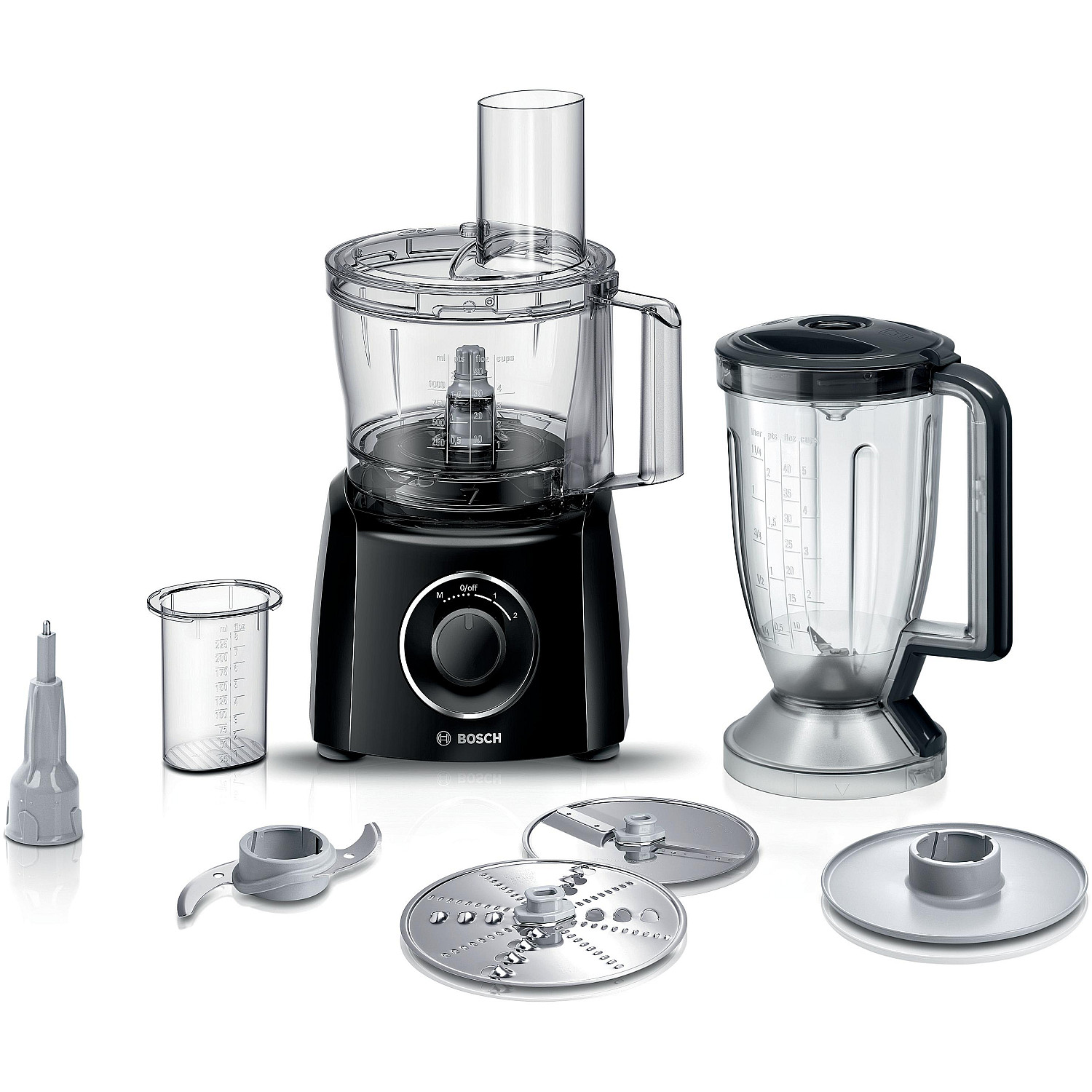 Bosch matberedare mcm3231b - multitalent 3 matberedare 800 w, svart