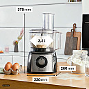 Bosch - MCM3531M - MultiTalent 3, 800 W, Svart och rostfritt stål