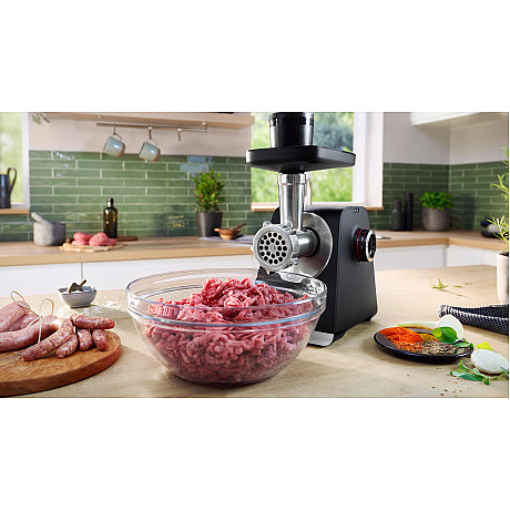 Bosch - MFWS660B - Serie 6 MultiPower köttkvarn, svart och silver