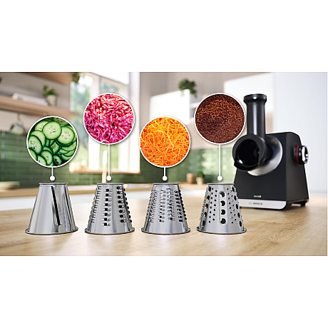Bosch - MFWS660B - Serie 6 MultiPower köttkvarn, svart och silver