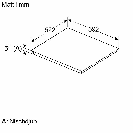 Bosch - PIE61ABB5E - Matt svart