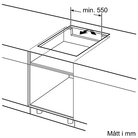 Bosch - PIE61ABB5E - Matt svart