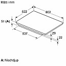 Bosch - PXE831HC1E, Serie 6 - PerfectFry Plus frying sensor