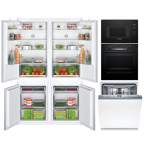 Bosch - Kökspaket med dubbla kyl/frys - Passar IKEA Metod kök Bosch - Kökspaket med dubbla kyl/frys - Passar IKEA Metod kök