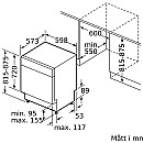 Bosch - SMP4HCW78S  - Outlet med mindre skönhetsfel