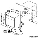 Bosch - SMU4ECS10E - Serie 4, 42dB, toppkorg & WIFI - Outletprodukt med mindre skönhetsfel