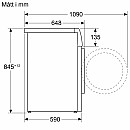 Bosch - WGB256ABSN - Serie 8, i-Dos 2.0 & WIFI - Outlet med mindre skönhetsfel